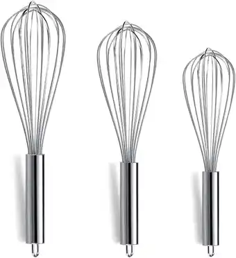 Amazon Berglander 3 Pack RVS Gardes 8, 10, 12, Draad Garde Set Keuken Garde (Pack van 3) aanbieding