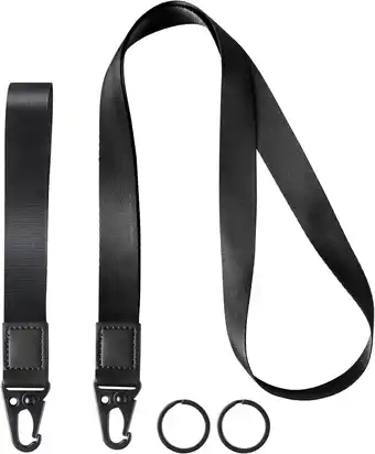 Amazon Vicloon Lanyard Neck Strap, 2 stks Badge Lanyards, Neck Lederen Lanyard Polyester Neck Strap met Olecranon gesp Afneembare La aanbieding