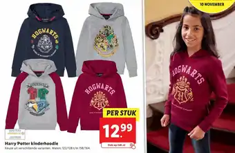 Lidl Harry Potter Kinderhoodie 122/128-158/164 aanbieding