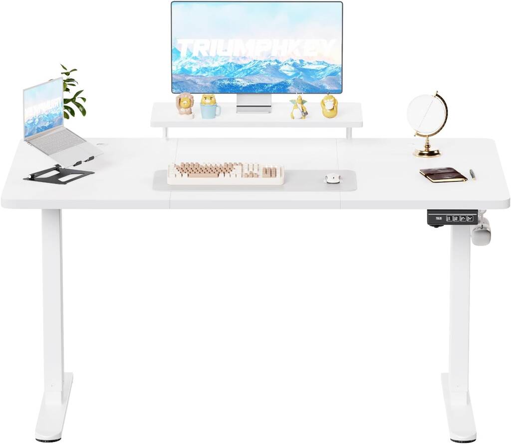 TRIUMPHKEY 160 X 70 Cm, Groot In Hoogte Verstelbare Werktafel Met Monitorplanken In Hoogte Verstelbare Elektrische Werktafel Aanbieding 40658268 TRIUMPHKEY 160 X 70 Cm, Groot In Hoogte Verstelbare Werktafel Met Monitorplanken In Hoogte Verstelbare Elektrische Werktafel Aanbieding 40658268
