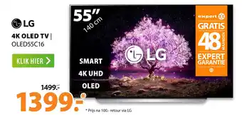 Expert LG 4K OLED TV | OLED55C16 aanbieding