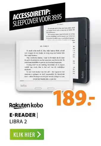 Expert E-Reader | Libra 2 aanbieding