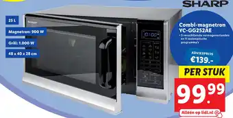 Lidl Combi-magnetron YC-GG252ÃE aanbieding