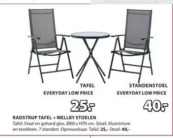 Jysk RADSTRUP TAFEL aanbieding