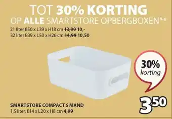 Jysk SMARTSTORE COMPACT S MAND aanbieding