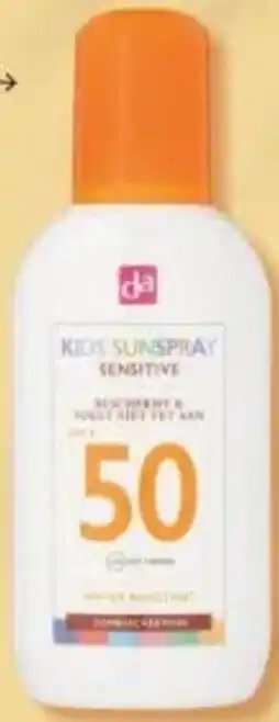 DA Sunspray Kids SPF50 200ml aanbieding