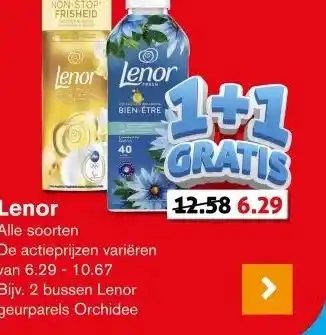 Hoogvliet Lenor aanbieding