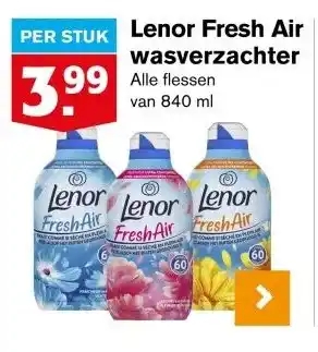 Hoogvliet PER STUK Lenor Fresh Air aanbieding