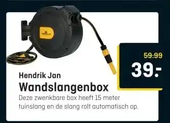 Hubo Hendrik Jan Wandslangenbox aanbieding