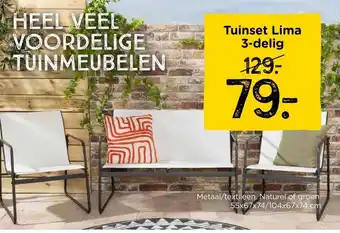Xenos Tuinset Lima 3-delig aanbieding