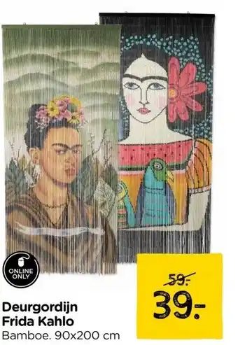 Xenos Deurgordijn Frida Kahlo aanbieding