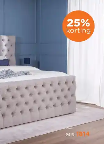 TotaalBED Boxspring Lulea 150cm hoog aanbieding