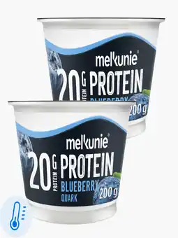 Flink Melkunie Protein bosbes kwark 0.2% vet 200g 2x aanbieding