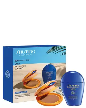 ICI Paris XL Shiseido - Suncare Tanning Compact Bronze Set aanbieding