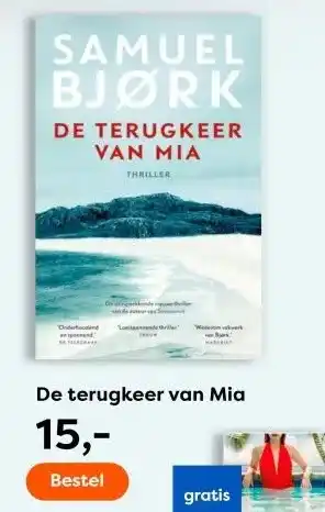 The Read Shop De terugkeer van Mia aanbieding