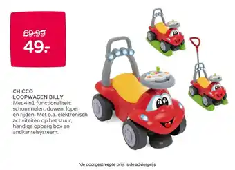 Prenatal CHICCO LOOPWAGEN BILLY aanbieding