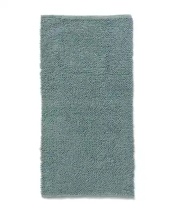 HEMA HEMA Badmat 60x120 Chenille Groenblauw (zeegroen) aanbieding