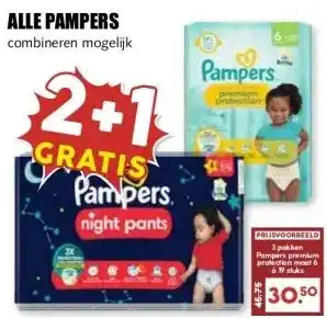 MCD Supermarkt ALLE PAMPERS aanbieding