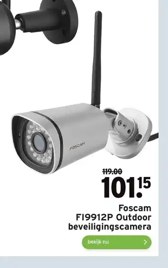 GAMMA Foscam FI9912P Outdoor Beveiligingscamera aanbieding