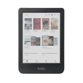 MediaMarkt Kobo Clara Colour Zwart - 6 Inch 16 Gb (ongeveer 12.000 E-books) Waterdicht (ip8x) aanbieding