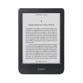 MediaMarkt Kobo Clara Bw Zwart - 6 Inch 16 Gb (ongeveer 12.000 E-books) Waterdicht (ip8x) aanbieding