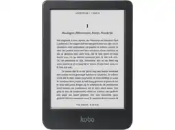 MediaMarkt Kobo Clara Bw Zwart - 6 Inch 16 Gb (ongeveer 12.000 E-books) Waterdicht (ip8x) aanbieding