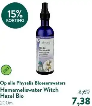 Holland & Barrett Hamameliswater Witch Hazel Bio aanbieding