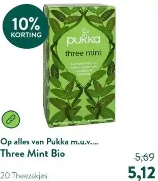 Holland & Barrett Three Mint Bio aanbieding