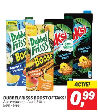 Dekamarkt DUBBELFRISSS BOOST OF TAKSI aanbieding