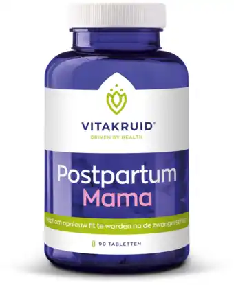 De Online Drogist Vitakruid Postpartum Mama Tabletten aanbieding