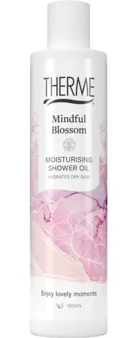 De Online Drogist Therme Mindful Blossom Moisturising Shower Oil aanbieding