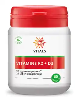 De Online Drogist Vitals Vitamine K2 + D3 Softgels aanbieding