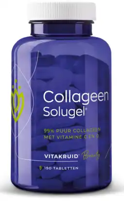 De Online Drogist Vitakruid Collageen Solugel Tabletten aanbieding