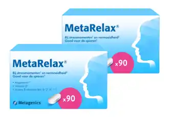 De Online Drogist Metagenics MetaRelax Tabletten aanbieding