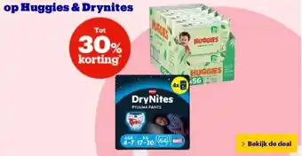 Bol.com Huggies & Drynites aanbieding