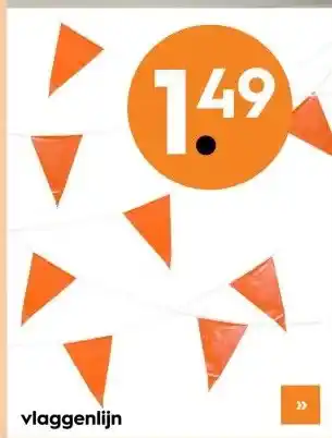 Blokker vlaggenlijn aanbieding