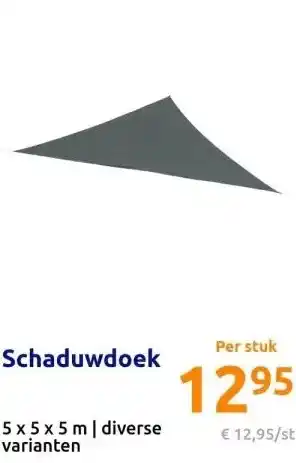 Action Schaduwdoek aanbieding
