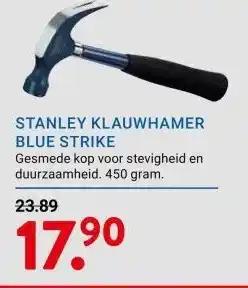 Kluswijs STANLEY KLAUWHAMER BLUE STRIKE aanbieding