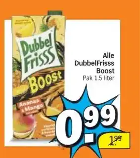 Albert Heijn Alle DubbelFrisss Boost aanbieding