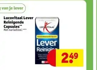 Kruidvat Lucovitaal Lever ReinigendeCapsules aanbieding