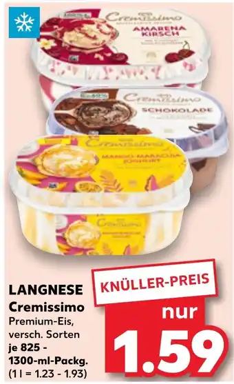 Kaufland DE LANGNESE Cremissimo aanbieding