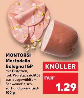 Kaufland DE MONTORSI Mortadella Bologna IGP aanbieding