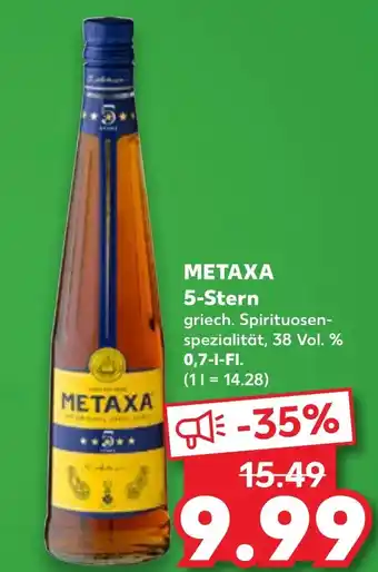 Kaufland DE METAXA 5-Stern aanbieding