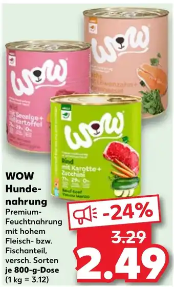 Kaufland DE WOW Hundenahrung aanbieding