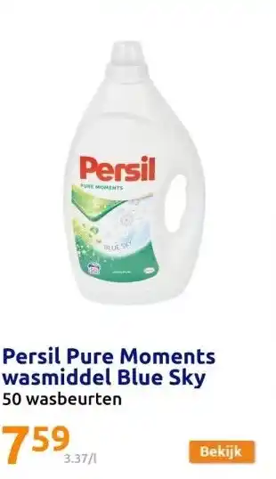 Action Persil Pure Moments wasmiddel Blue Sky aanbieding