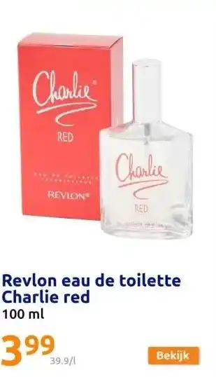 Action Revlon eau de toilette Charlie red aanbieding