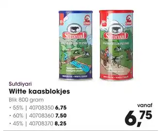 HANOS Sutdiyari Witte kaasblokjes aanbieding