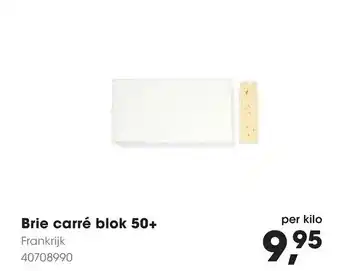 HANOS Brie carré blok 50+ aanbieding