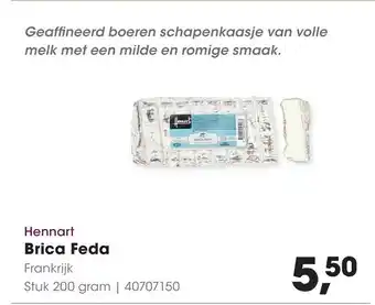 HANOS Hennart Brica Feda aanbieding