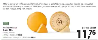 HANOS Meester-Affineurs Kaas 50+ aanbieding